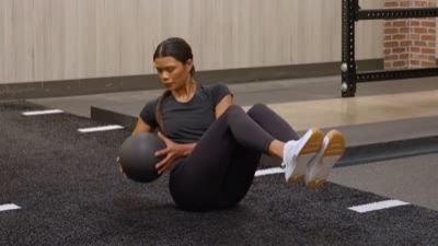 Stability Ball Russian Twist