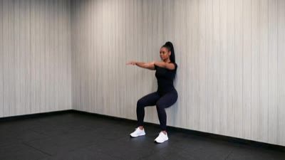 Static Wall Sit
