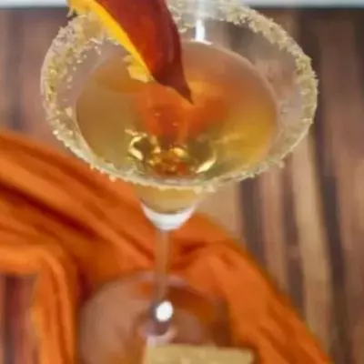 Peach Cobbler Martini