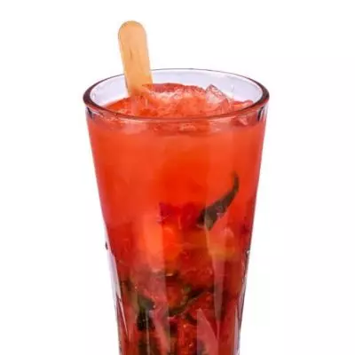 Strawberry & Basil Caipirinha