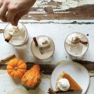 NOLA Holiday Bourbon Milk Punch