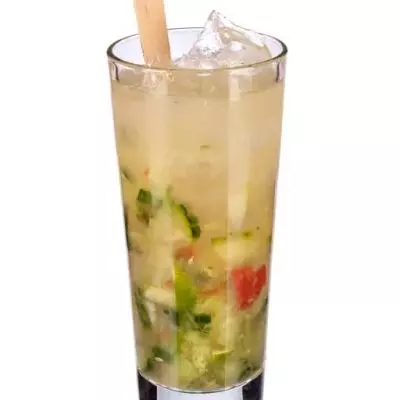 Cucumber Jalapeño Caipirinha