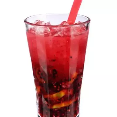 Blackberry Agave Caipirinha
