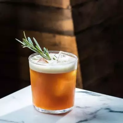 Pineapple Express (Rosemary-infused Mezcal)