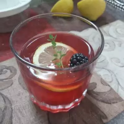 Blackberry Thyme Old Fashioned