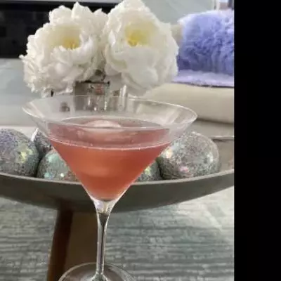 Raspberry Gin Martini