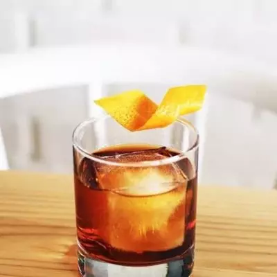 Fisher's Mezcal Old Fashioned
