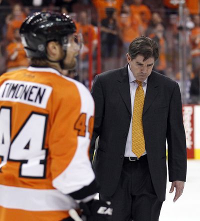 Peter Laviolette and the Philadelphia Flyers have lost their first three games of the 2013 season. (MCT)