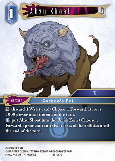 Abzu Shoat 25-087C Tears of the Planet Final Fantasy card