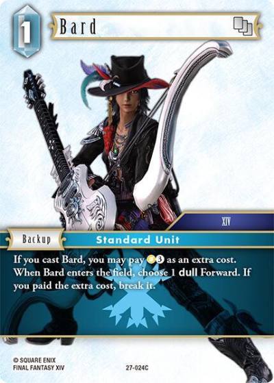 Bard 27 024C 27-024C Journey of discovery Final Fantasy card