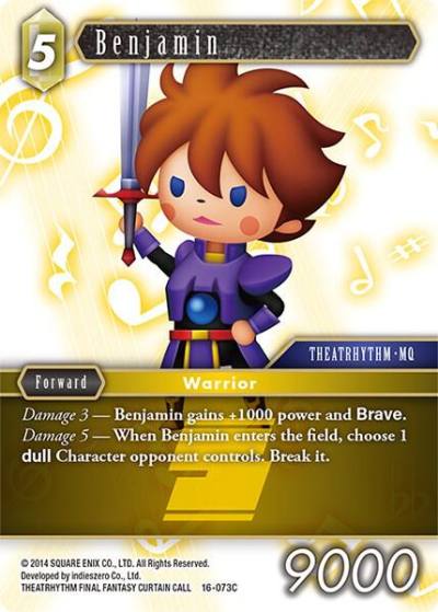 Benjamin 16-073C Emissaries of Light Final Fantasy card