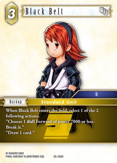 Black Belt 25-058C Tears of the Planet Final Fantasy card