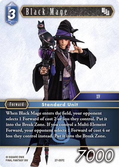 Black Mage 27-097C Journey of discovery Final Fantasy card
