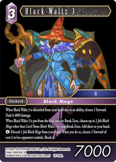 Black Waltz 3 16-088L Emissaries of Light Final Fantasy card