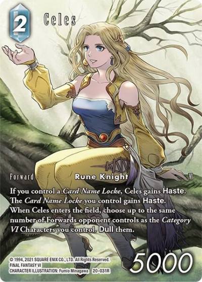 Celes Full Art 20-031R Dawn of Heroes Final Fantasy card