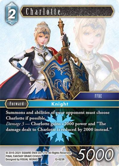 Charlotte 13-023R Opus XIII: Crystal Radiance Final Fantasy card