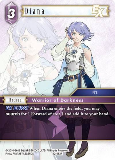 Diana EX 12-082R Opus XII Final Fantasy card