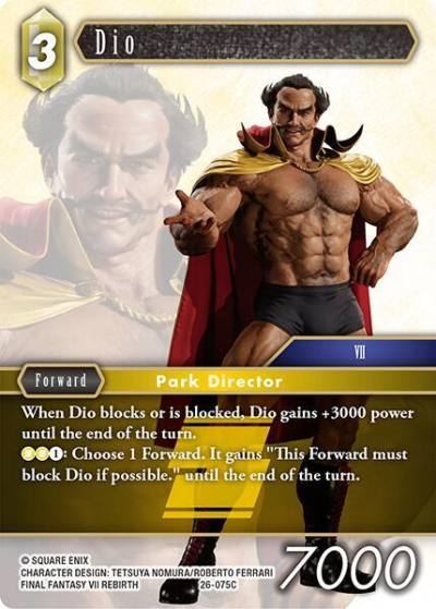 Dio 26-075C Gunslinger in the abyss Final Fantasy card