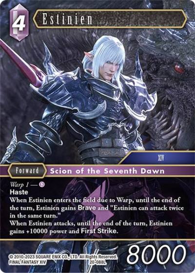 Estinien 20-088L Dawn of Heroes Final Fantasy card