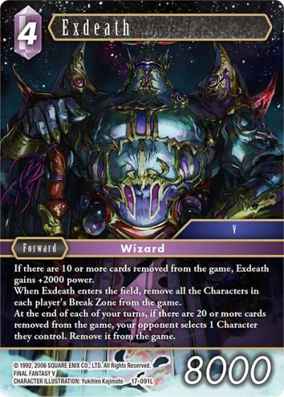 Exdeath 17-091L Rebellion's Call Final Fantasy card