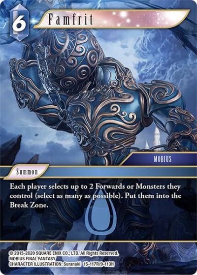 Famfrit 15-117R/9-113H Crystal Dominion Final Fantasy card