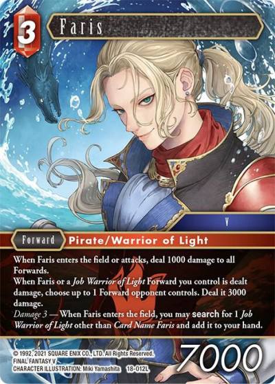 Faris 18-012L Resurgence of Power Final Fantasy card