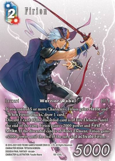 Firion Full Art 18-130L Resurgence of Power Final Fantasy card