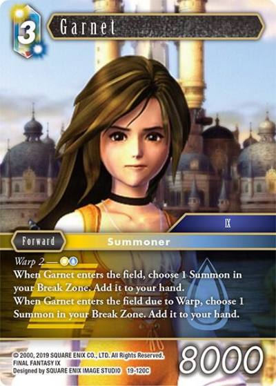 Garnet 19-120C From Nightmares Final Fantasy card