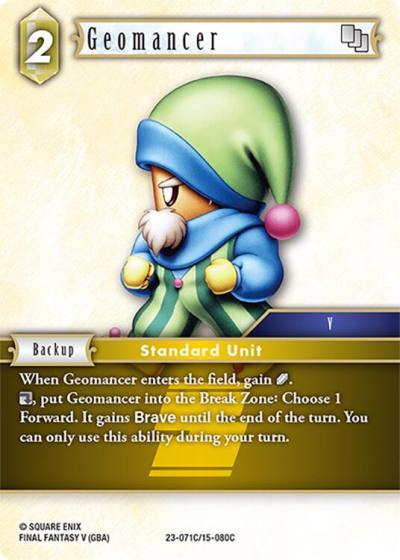 Geomancer 23-071C Hidden Trials Final Fantasy card