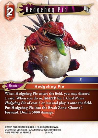 Hedgehog Pie 20-019C Dawn of Heroes Final Fantasy card