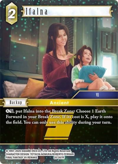 Ifalna 20-067R Dawn of Heroes Final Fantasy card