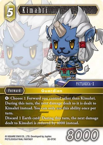 Kimahri 20-073C Dawn of Heroes Final Fantasy card