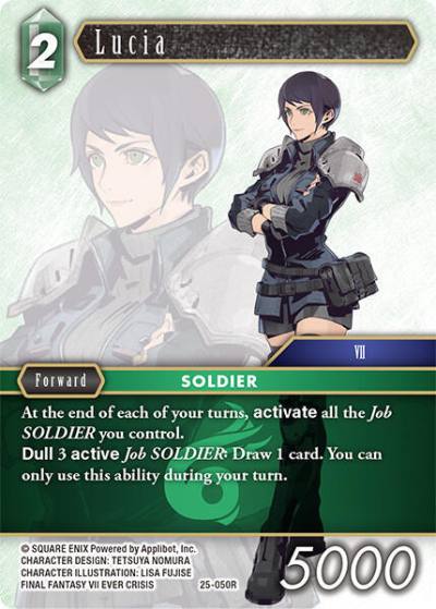 Lucia 25-050R Tears of the Planet Final Fantasy card