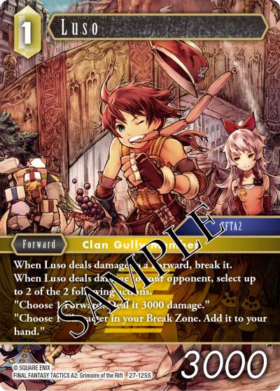 Luso 27-125S Journey of discovery Final Fantasy card