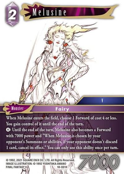 Melusine 18-081H Resurgence of Power Final Fantasy card