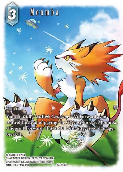 Moomba Full Art 27-031H Journey of discovery Final Fantasy card