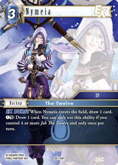 Nymeia EX 26-113R Gunslinger in the abyss Final Fantasy card