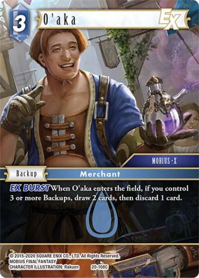 Oaka EX 20-108C Dawn of Heroes Final Fantasy card