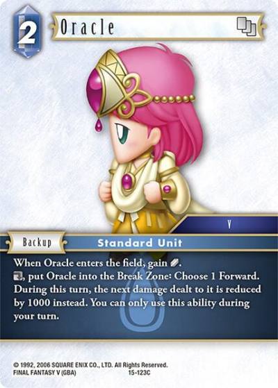 Oracle 15-123C Crystal Dominion Final Fantasy card