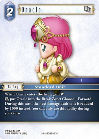 Oracle 26-118C/15-123C Gunslinger in the abyss Final Fantasy card