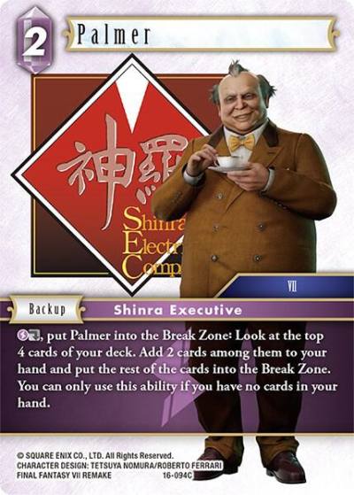 Palmer 16-094C Emissaries of Light Final Fantasy card