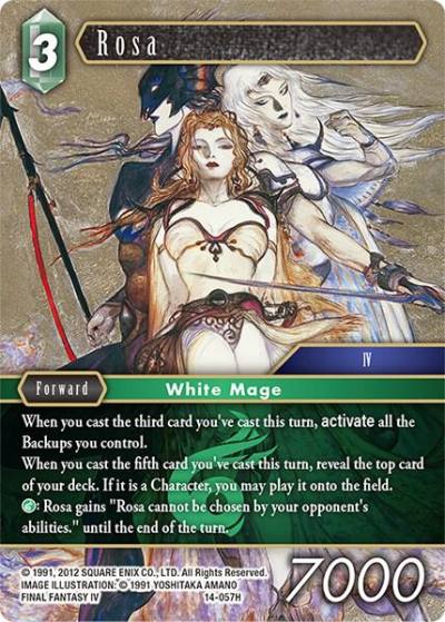 Rosa 14-057H Opus XIV: Crystal Abyss Final Fantasy card