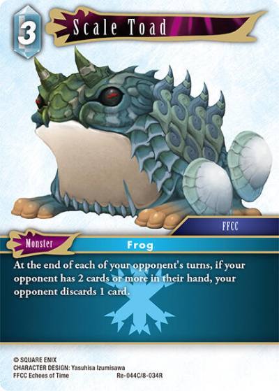 Scale Toad Re-044C/8-034R Legacy Collection Final Fantasy card
