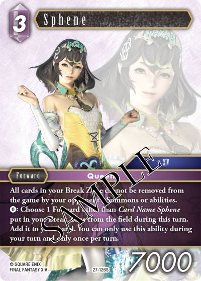 Sphene 27-126S Starter Set 2025 Final Fantasy card