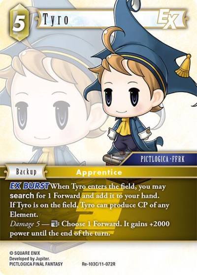 Tyro EX Re-103C/11-072R Legacy Collection Final Fantasy card