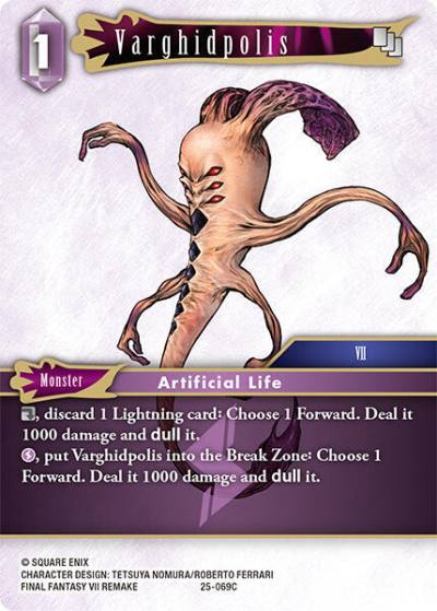 Varghidpolis 25-069C Tears of the Planet Final Fantasy card