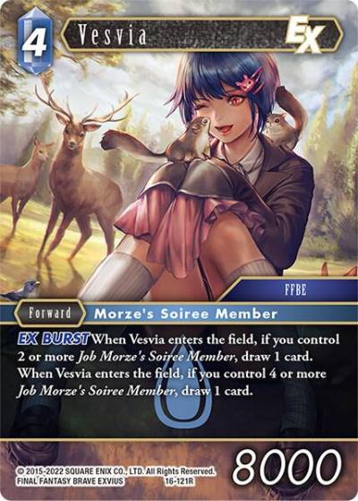 Vesvia EX 16-121R Emissaries of Light Final Fantasy card