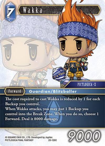 Wakka 20-126C Dawn of Heroes Final Fantasy card