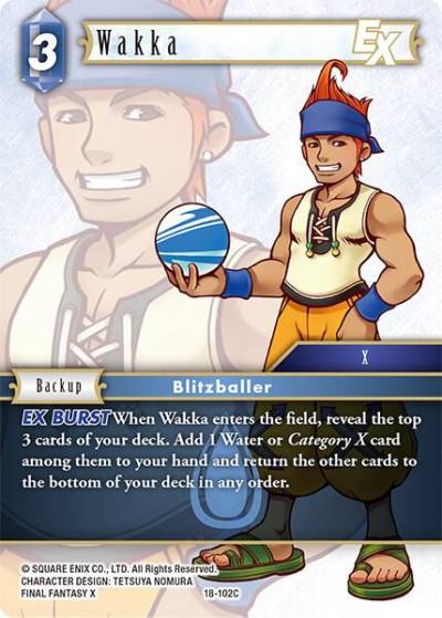 Wakka EX 18-102C Resurgence of Power Final Fantasy card