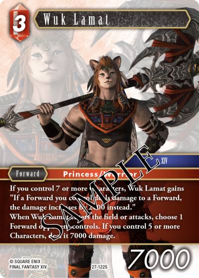 Wuk Lamat 27-122S Starter Set 2025 Final Fantasy card